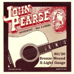 JohnPearse Akustik Gitar Teli 100 XL 80/20 (10-47)