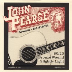 John Pearse Akustik Gitar 160 SL 80/20 ( Bronze Slightly Light ) (11-50)