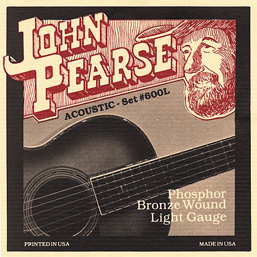 John Pearse 600 L (Phosphor Bronze Light) (12-53)