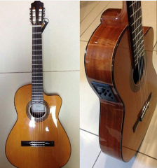 Esteve 3 ECE Cutaway,Slim Kasa (ince kasa) Elektro Klasik Gitar, yeni model