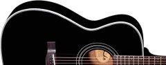 Farida SF 15 CE Elektro Akustik Gitar, siyah, ince kasa