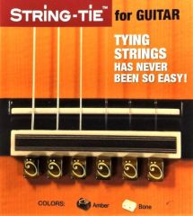 String-Tie Gitar Teli Bağlama Boncukları-amber kahverengi