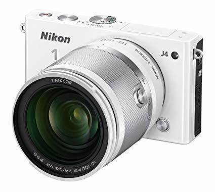 Nikon 1 J4 +10-30 mm lens-white