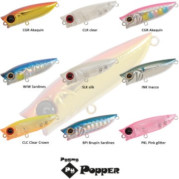 Jackson PYGMY BOX Popper 46mm 3.4gr INK
