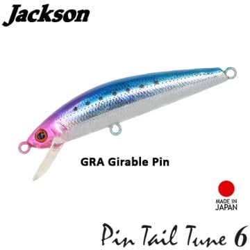 Jackson ''Pin Tail Tune 6'' 5.5cm 6gr GRA