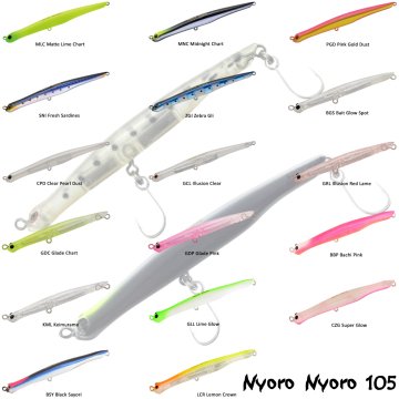 Jackson ''NYORO NYORO 105'' 105mm 9gr LCR