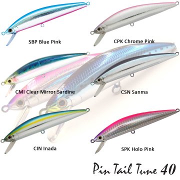 Jackson ''PIN TAIL TUNE 40'' 12cm 40gr SBP