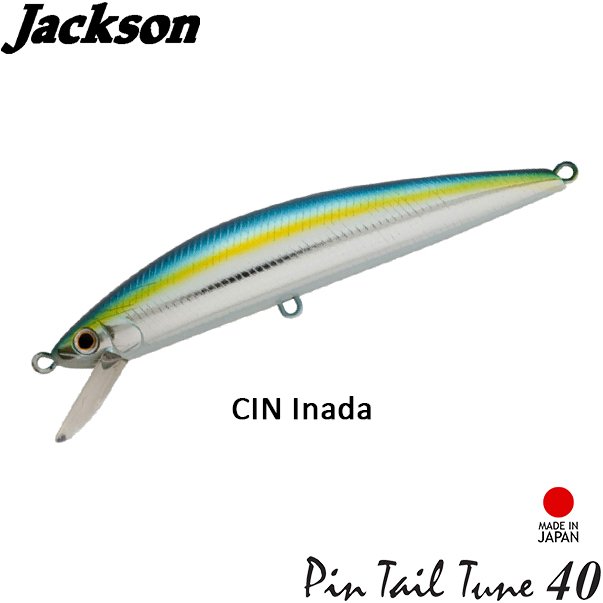 Jackson ''PIN TAIL TUNE 40'' 12cm 40gr CIN