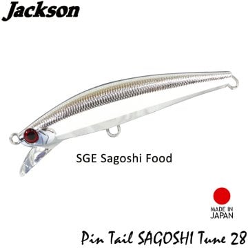 Jackson ''Pin Tail SAGOSHI Tune 28'' 90mm 28gr SGE