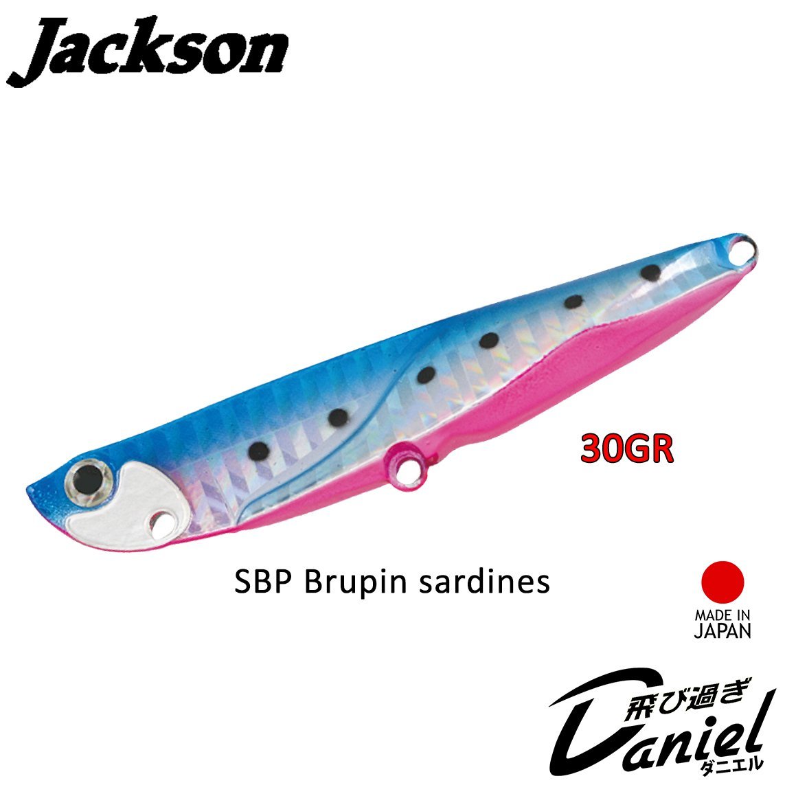 Jackson 'TOBISUGI DANIEL 30'' 80mm 30gr SBP