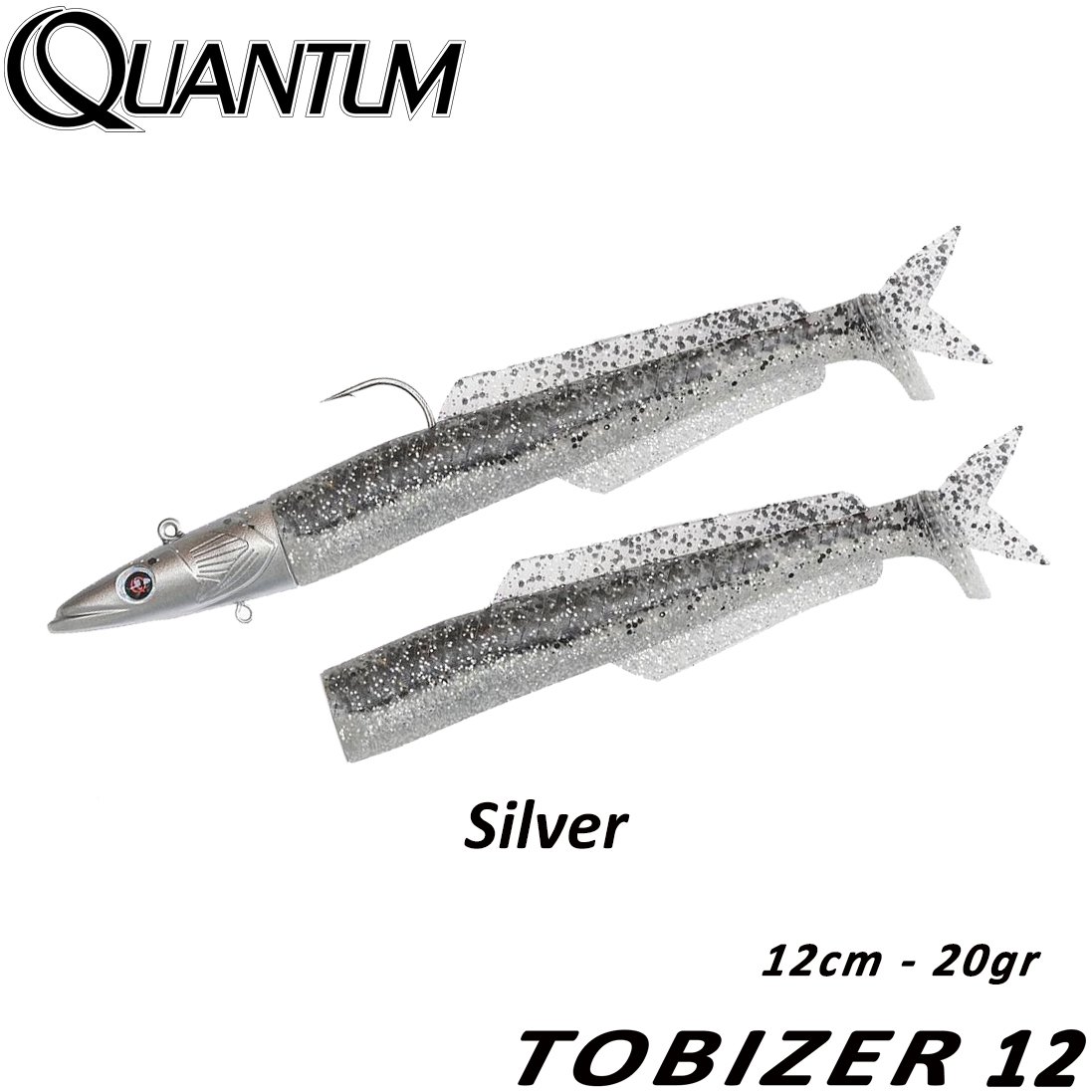 Quantum ''TOBIZER 12'' 12cm 20gr Silver