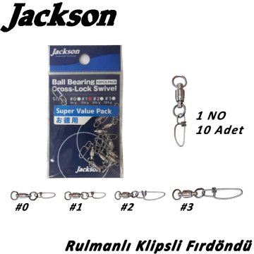 Jackson ''Rulmanlı Klipsli Fırdöndü'' No: 1