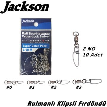 Jackson ''Rulmanlı Klipsli Fırdöndü'' No: 2