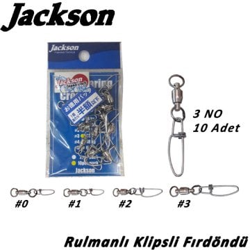 Jackson ''Rulmanlı Klipsli Fırdöndü'' No: 3