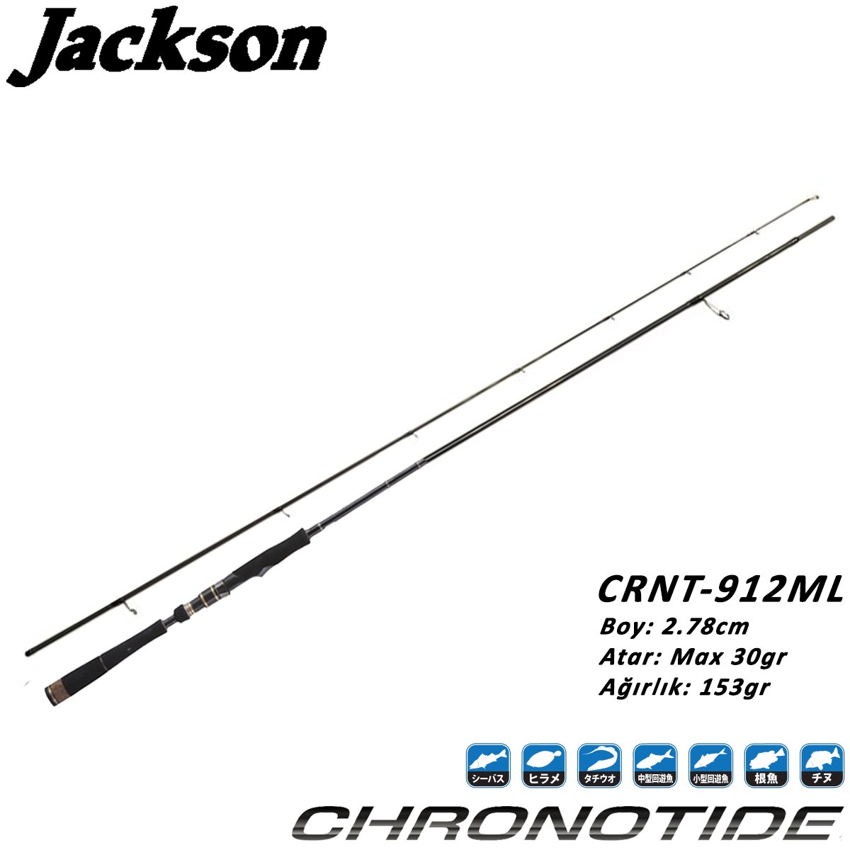 Jackson ''Chronotide CRNT-912ML'' 2.78m Max 30gr