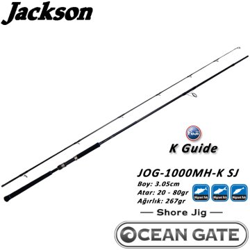 Jackson ''OceanGate JOG-1000MH-K SJ'' .3.05m 20-80gr Shore Jigging Kamış