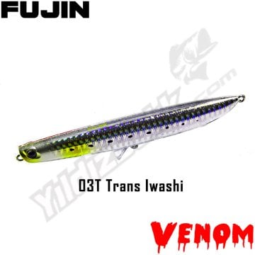 Fujin ''VENOM'' 12cm 20gr 03T Trans Iwashi