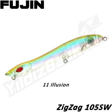 Fujin '' ZigZag 105SW'' 10.5cm 10gr 11 Illusion