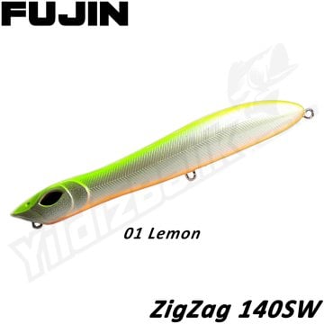 Fujin '' ZigZag 140SW'' 14cm 26gr 01 Lemon