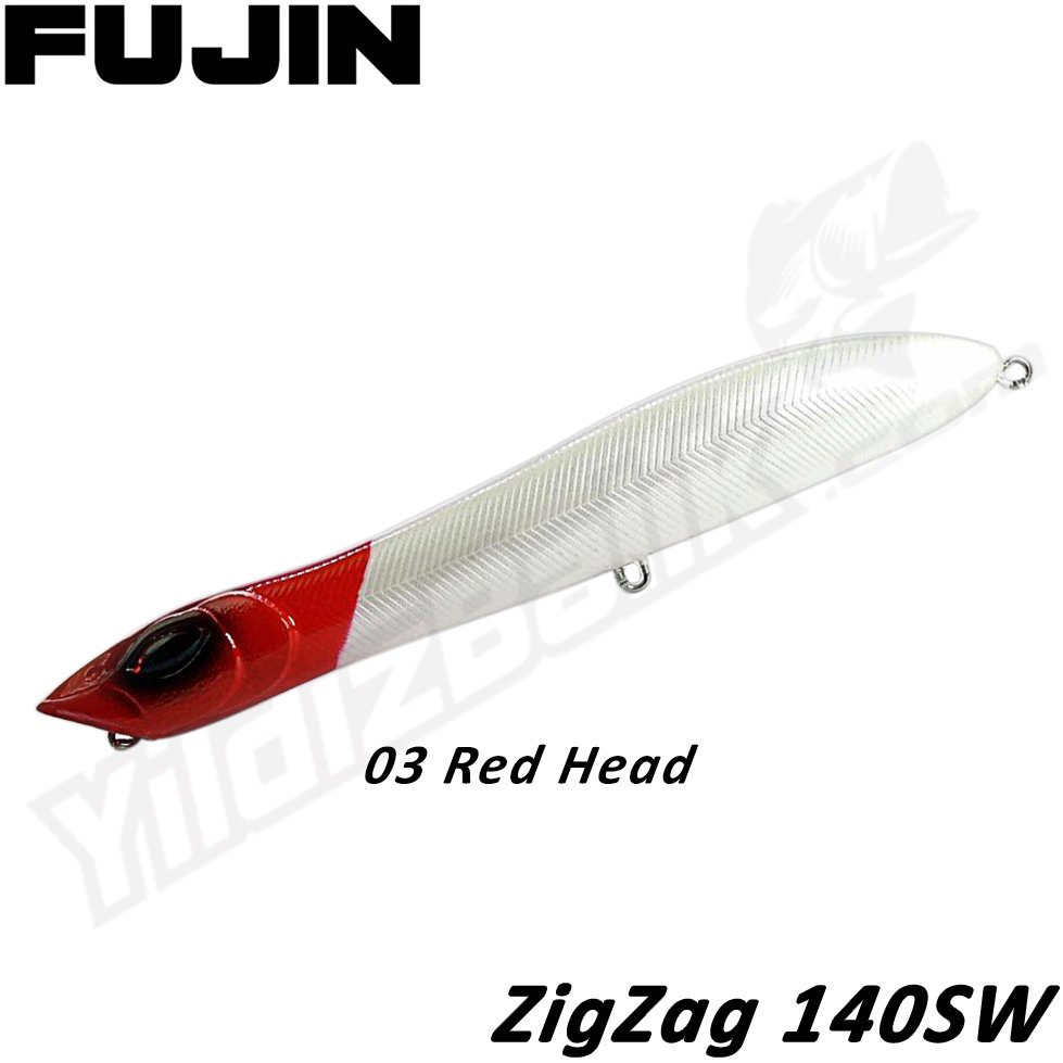 Fujin '' ZigZag 140SW'' 14cm 26gr 03 Red Head