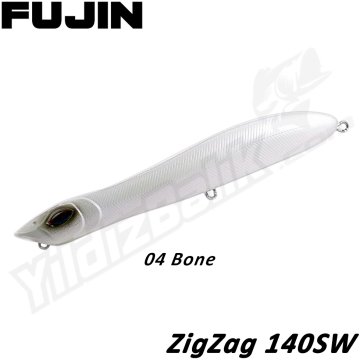 Fujin '' ZigZag 140SW'' 14cm 26gr 04 Bone