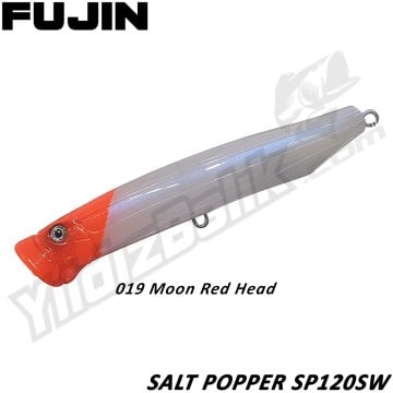 Fujin ''SALT POPPER SP120SW'' 12cm 30gr 019 Moon Red Head