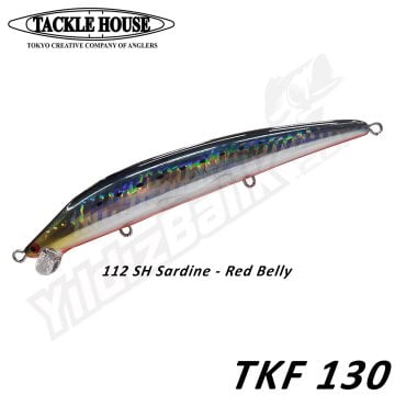 Tackle House 'TKF 130'' 13cm  18GR 112 SH Sardine - Red Belly