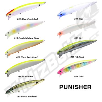 Fujin ''PUNISHER'' 10.5cm 16gr 084 Chart Back