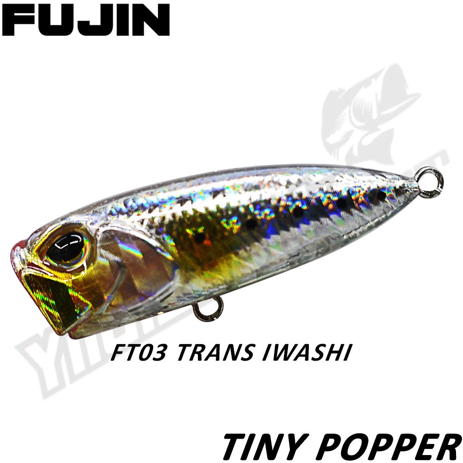 Fujin ''TINY POPPER'' 4cm 3gr FT03 Trans Iwashi