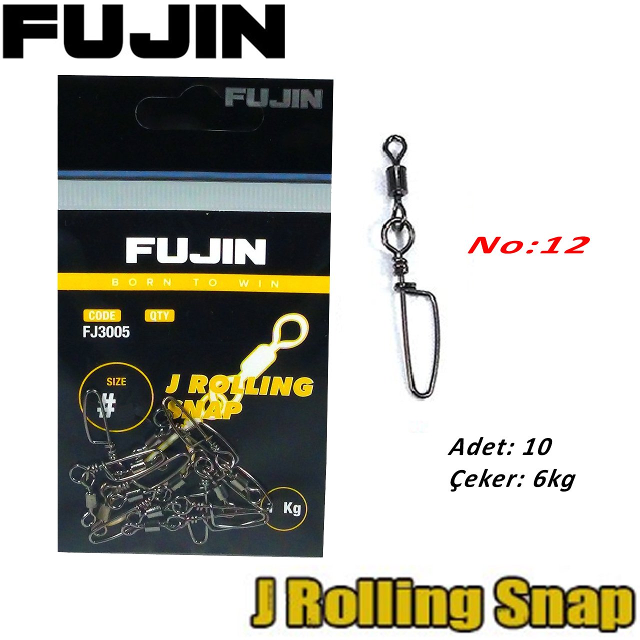 Fujin ''J ROLLING SNAP'' No:12 - 6kg