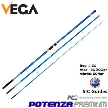 VEGA ''POTENZA PREMIUM'' 4.50m 120-300gr