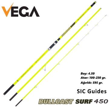 VEGA BULLCAST SURF 4,50 mt 100-230 gr Olta Kamışı