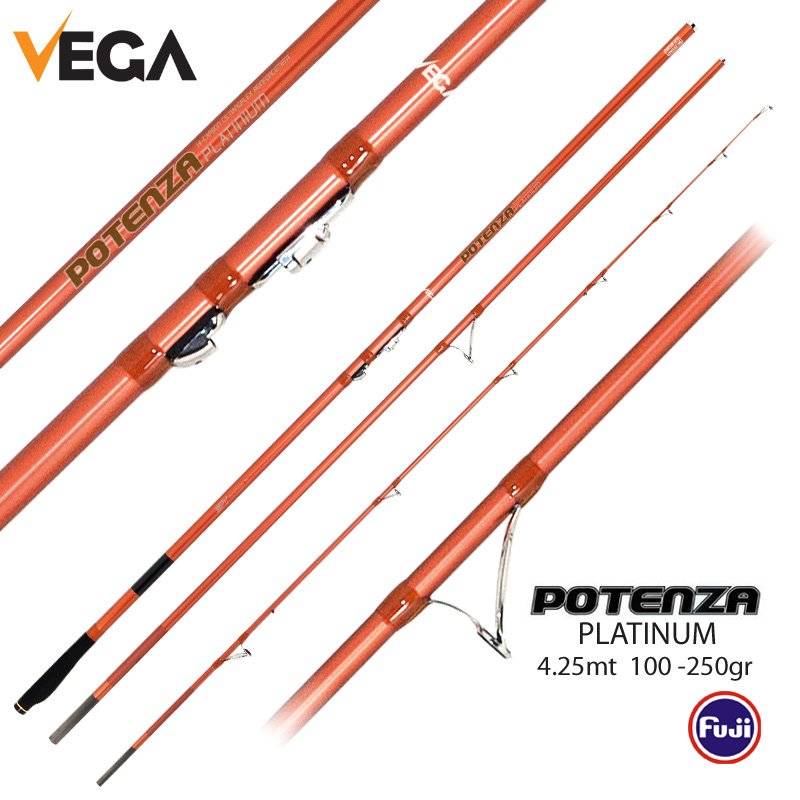 VEGA Potenza Platınıum Surf 4,25 mt 100-250 gr Olta Kamışı