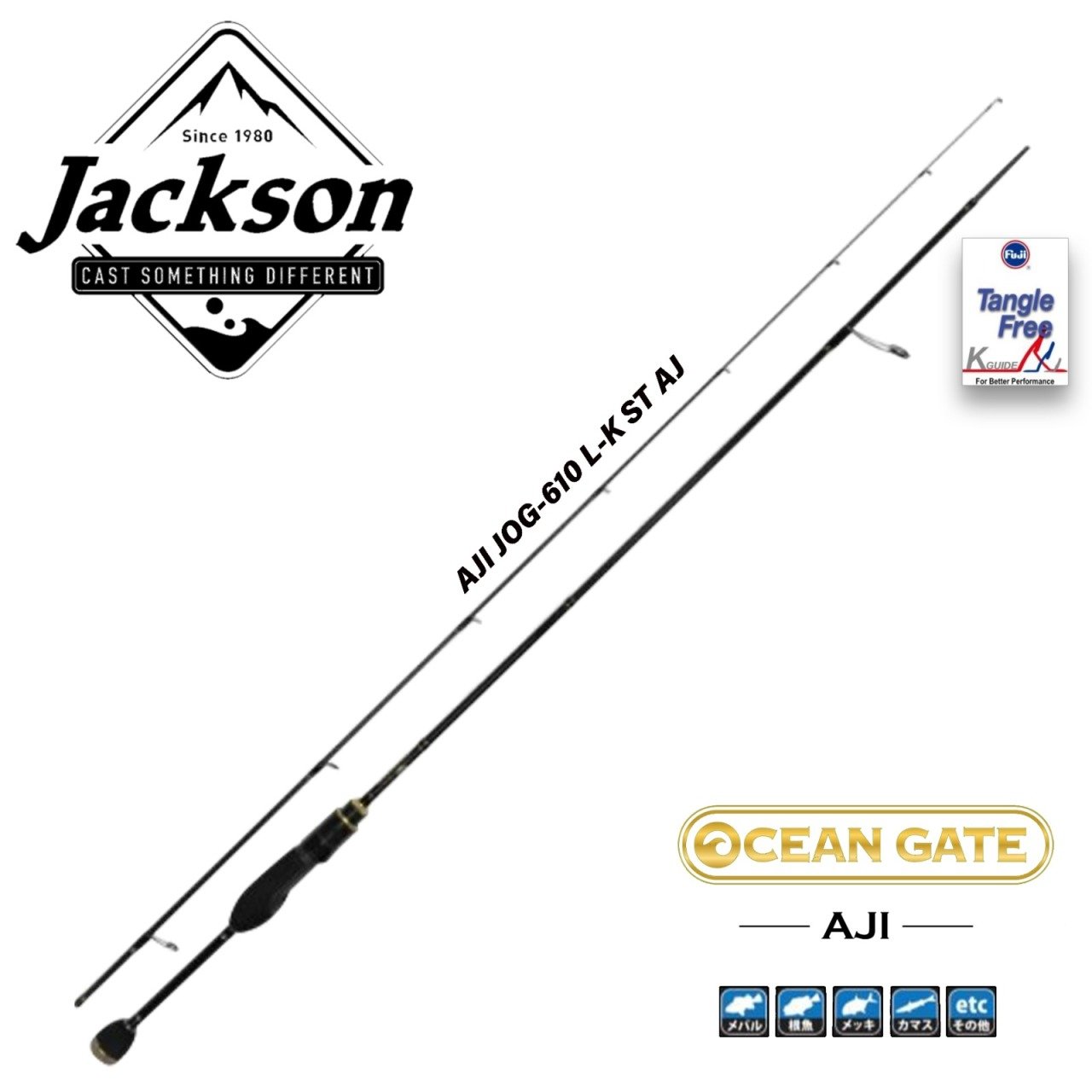 Jackson Ocean Gate Aji&Special JOG-610L-K ST AJ 0,4-10gr LRF Spin kamış