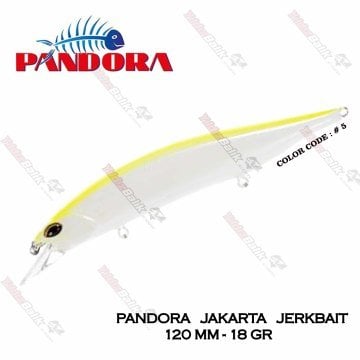 Pandora jakarta jerkbait 120mm 18gr # 5