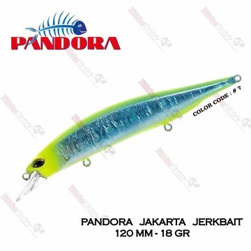 Pandora jakarta jerkbait 120mm 18gr # 7