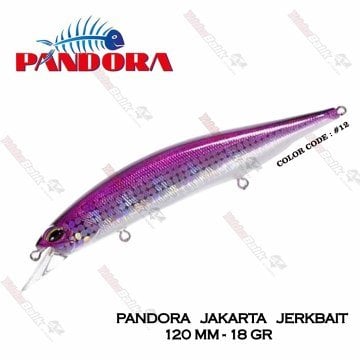 Pandora jakarta jerkbait 120mm 18gr # 12