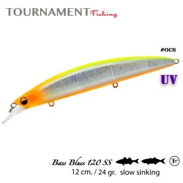 Tournament fishing Bassblues 120 SS 120 mm 24 gr #OCS