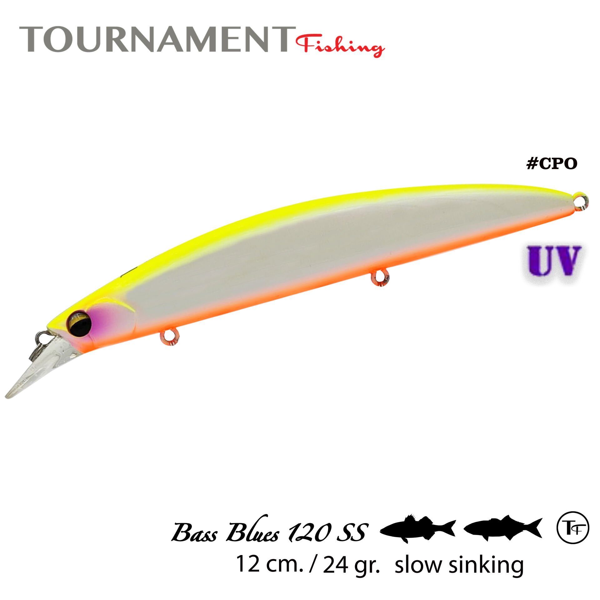 Tournament fishing Bassblues 120 SS 120 mm 24 gr #CPO