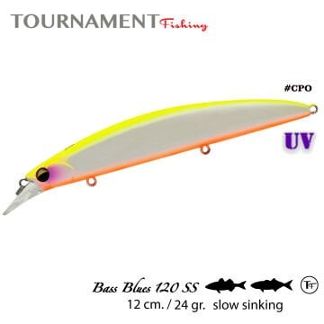 Tournament fishing Bassblues 120 SS 120 mm 24 gr #CPO