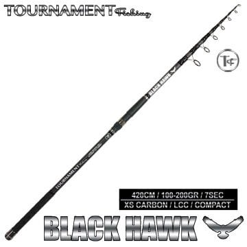 Tournamet fishing BLACK HAWK Surf 4.20mt 100-200gr atarlı Olta Kamışı