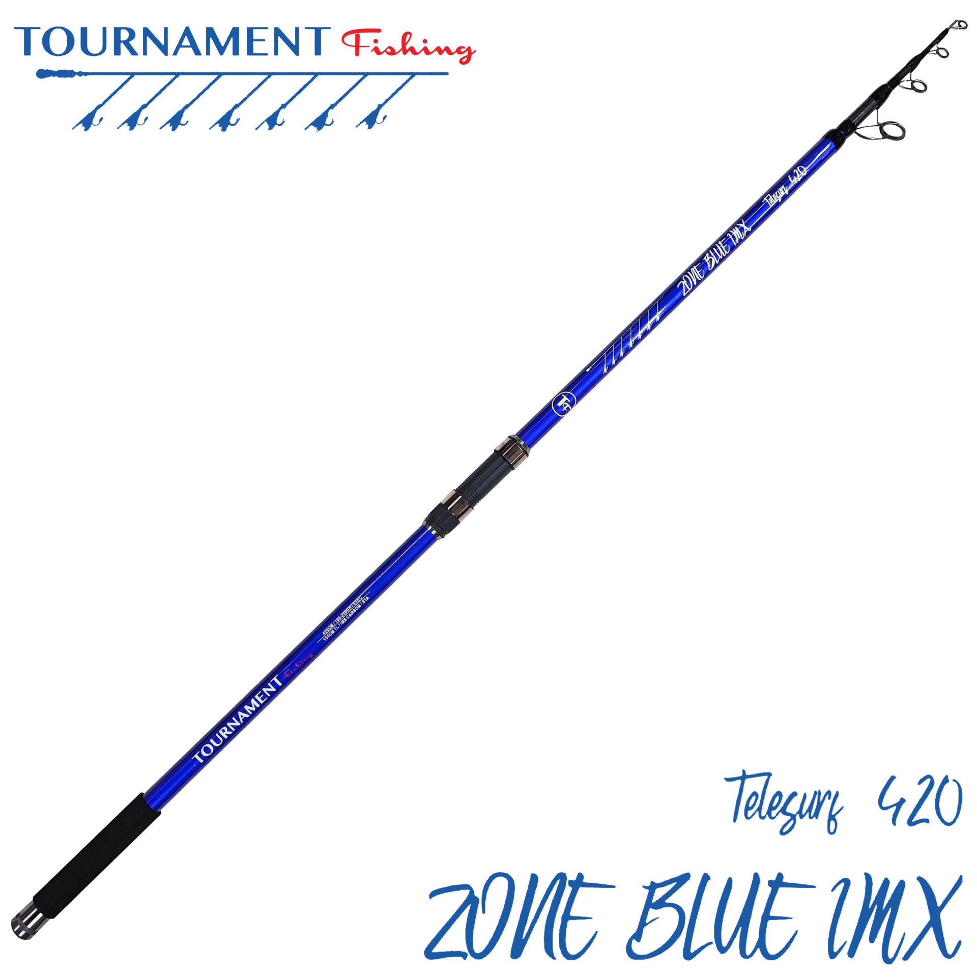 Tournamet fishing ZONE BLUE IMX TeleSurf 4.20mt 100-250gr atarlı Olta Kamışı