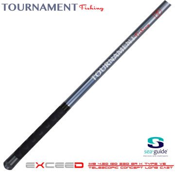 Tournament fishing Exceed 4.50Mt IM-9 Carbon K-Type Telescopic 100-250gr atarlı Surf Olta Kamışı