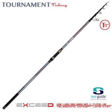 Tournament fishing Exceed 4.50Mt IM-9 Carbon K-Type Telescopic 100-250gr atarlı Surf Olta Kamışı