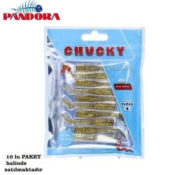 PANDORA CHUCKY-5 cm- GOLD GLITTER