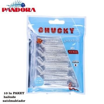 PANDORA CHUCKY-5 cm- WHITE GLITTER