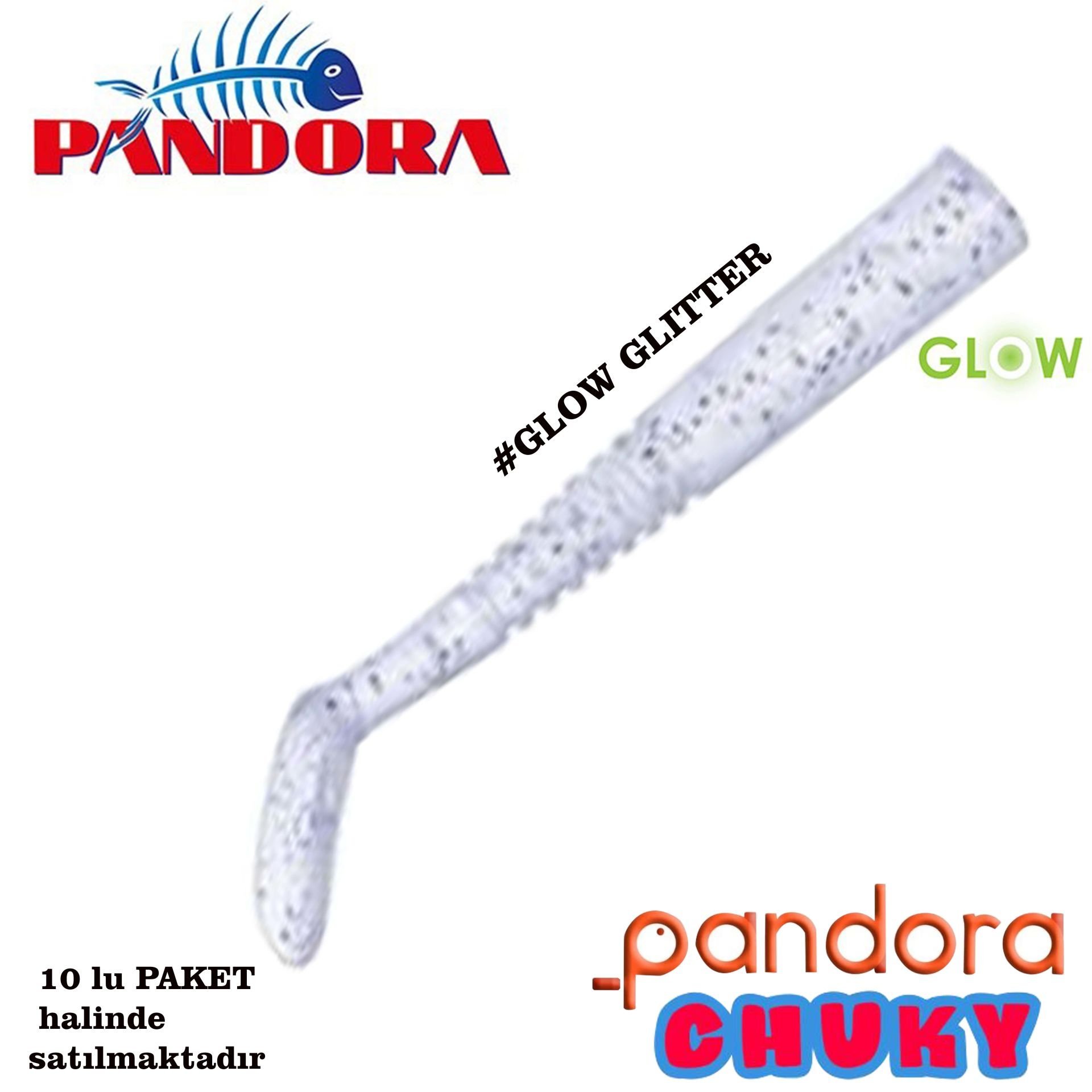 PANDORA CHUCKY-5 cm- GLOW GLITTER