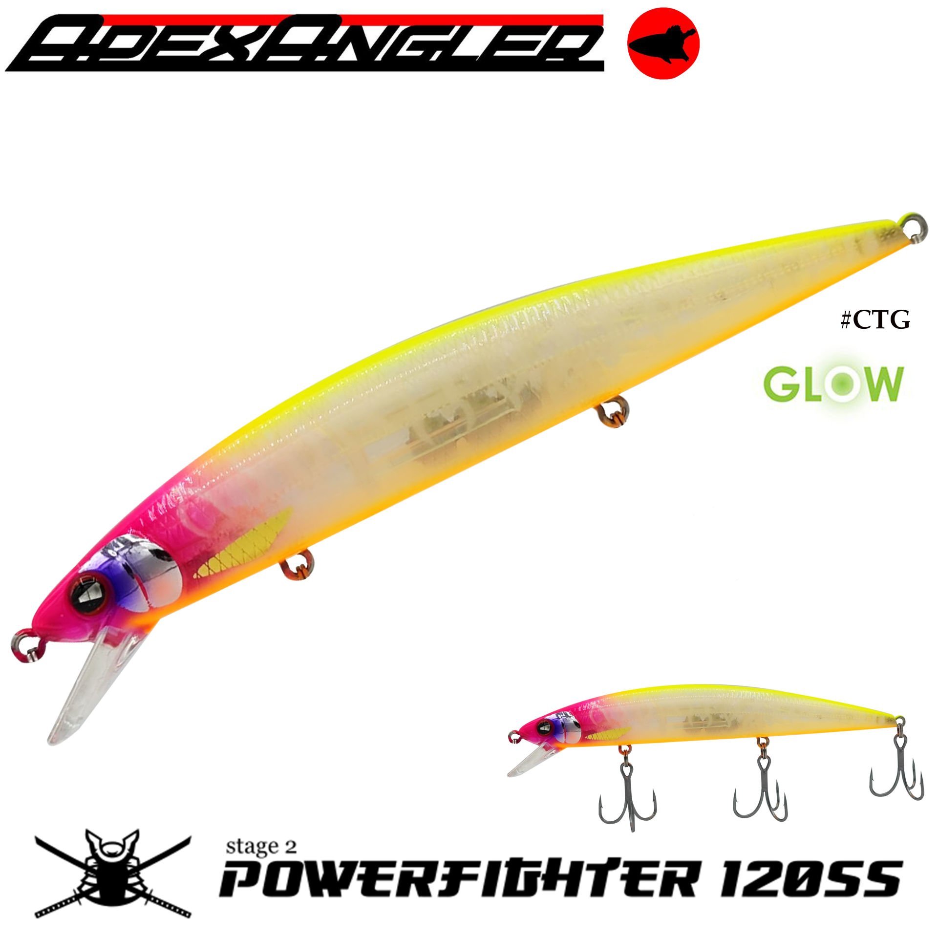 APEX ANGLER POWER FIGHTER 120SS / 120 mm 21 gr #CTG