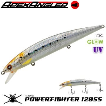 APEX ANGLER POWER FIGHTER 120SS / 120 mm 21 gr #TIG