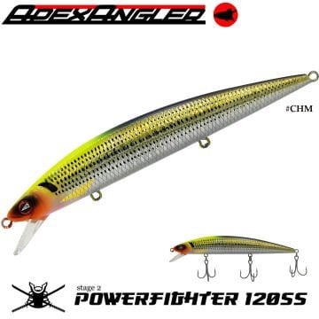 APEX ANGLER POWER FIGHTER 120SS / 120 mm 21 gr #CHM